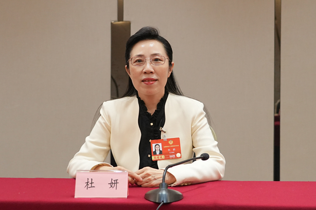 全国政协委员、铁岭市副市长杜妍。受访者供图