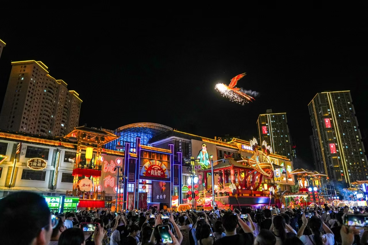 老北市夜景。和平区委宣传部供图