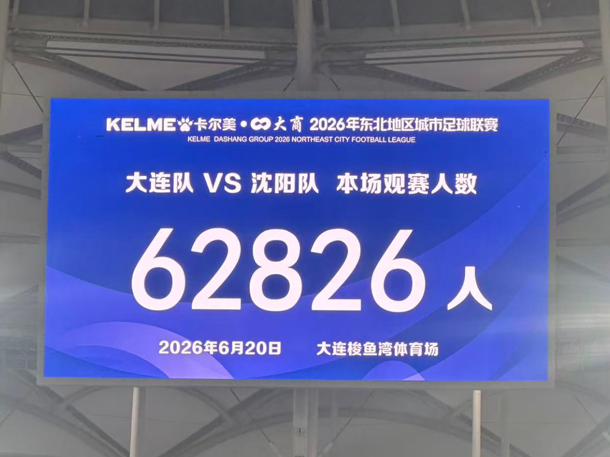“东北超”大连梭鱼湾足球场观赛人数刷新历史纪录。人民网记者 周颂雪摄