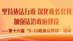 5.15政务公开日（第16届）