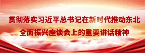 贯彻落实习近平总书记在新时代推动东北全面振兴座谈会上的重要讲话精神