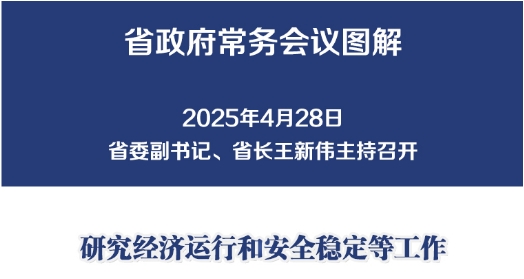 图解：4月28日省政府常务会议