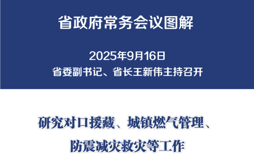 图解：9月16日省政府常务会议