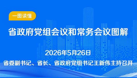 图解：5月26日省政府党组会议和常务会议