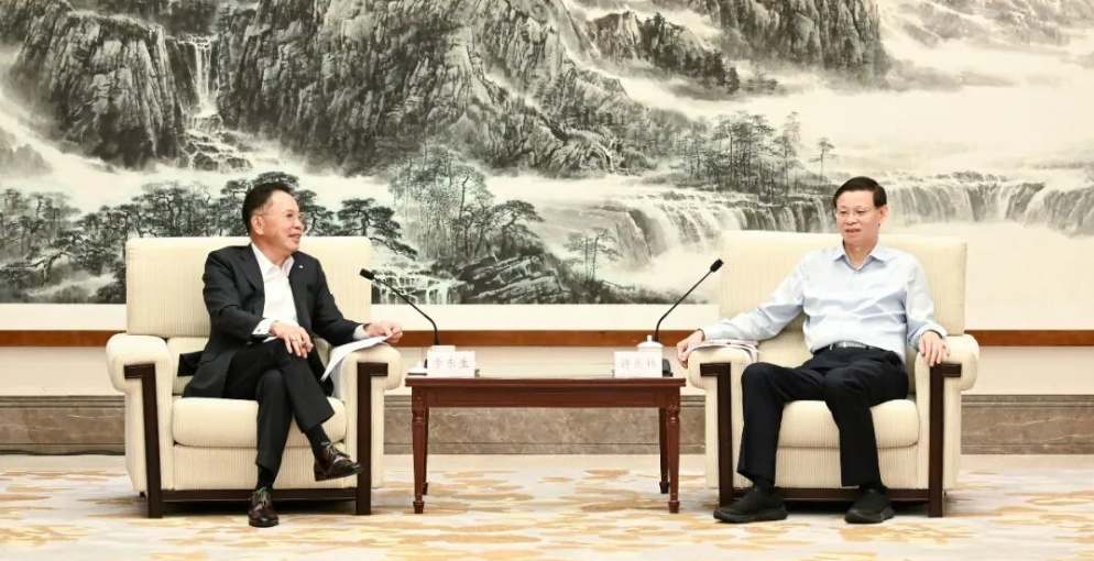 许昆林会见TCL董事长李东生