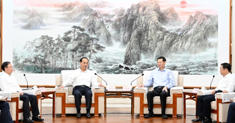 许昆林王新伟会见中国中车集团董事长孙永才